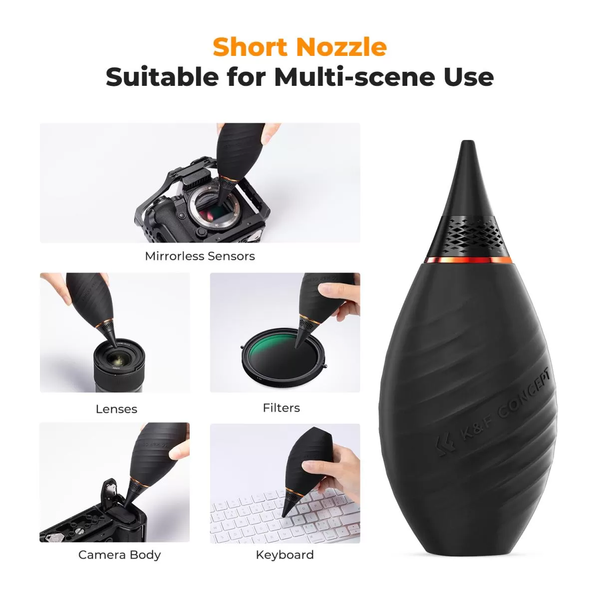 Bóng thổi bụi vệ sinh máy ảnh K&F Concept - KF08.043