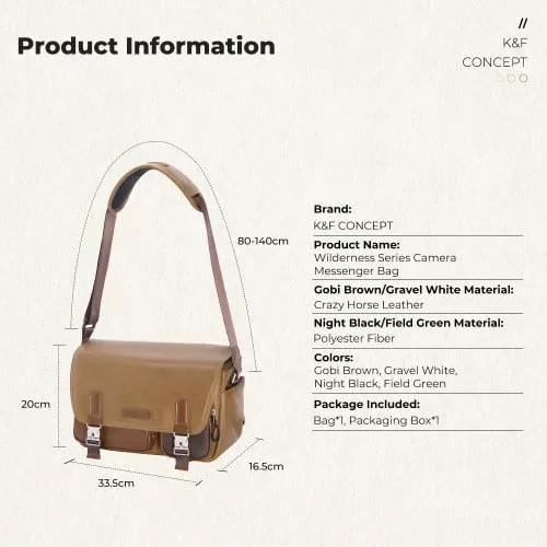 Túi máy ảnh K&F Concept Sling Bag 10L UrbanWander 11 - KF13.142