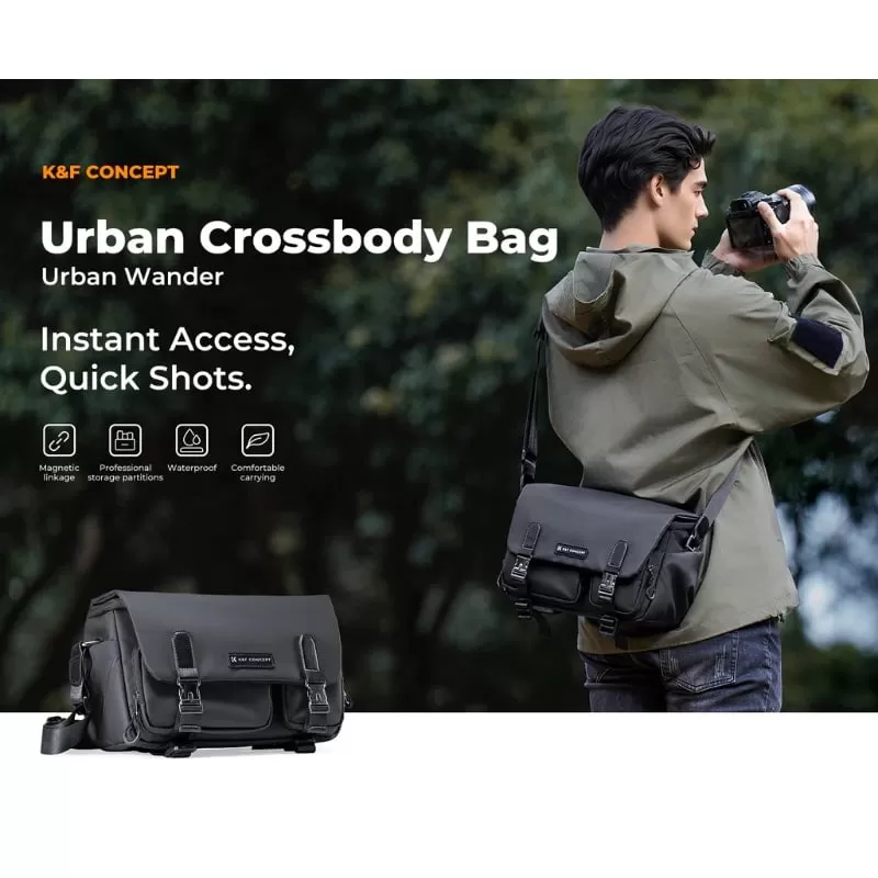 Túi máy ảnh K&F Concept Sling Bag 10L UrbanWander 11 - KF13.142