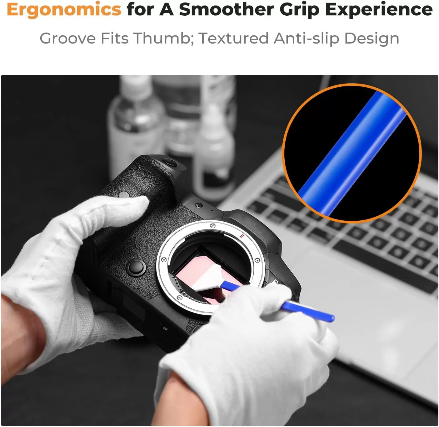 Hộp 20 que vệ sinh cảm biến K&F Concept full frame 24mm - SKU.1696