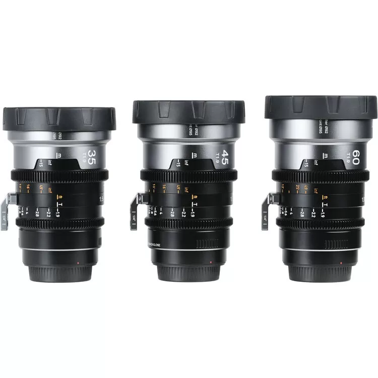 Combo 3 ống kính Cine Anamorphic Sirui IronStar 35/45/60mm T1.9 Full Frame – 1.5x, PL/EF, Cinema Lens chuyên nghiệp