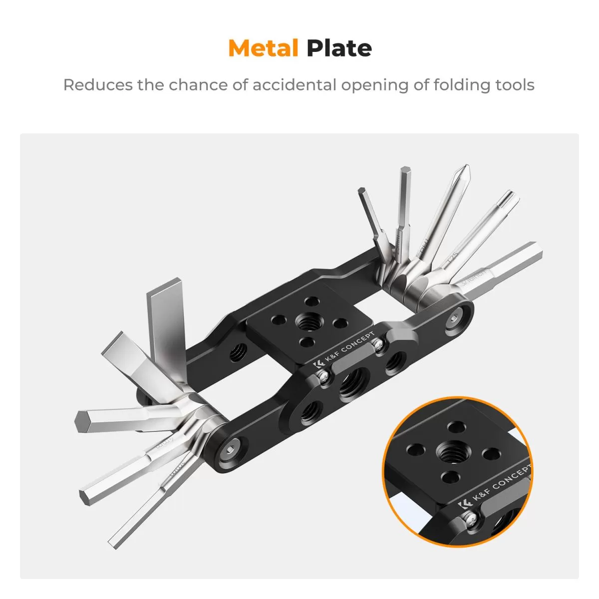 Bộ dụng cụ gấp đa năng K&F Concept 10 trong 1 kèm tua vít cầm tay – KF31.099