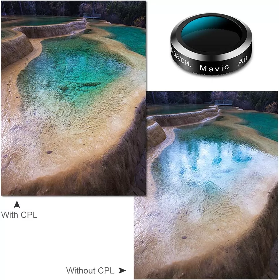 Bộ filter K&F Concept 5 món cho DJI Mavic Air (ND4/ND8/ND16/UV/CPL)